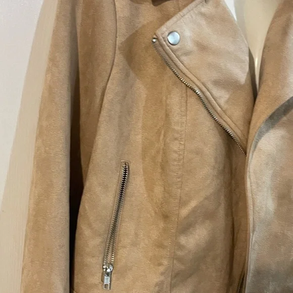BB Dakota Light Brown Leather Jacket - Picture 11 of 12